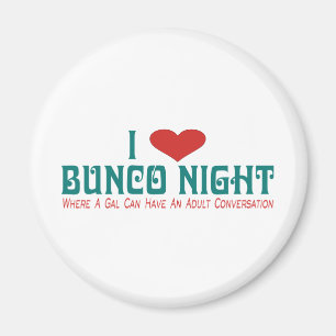 i Liebe bunco night Magnet