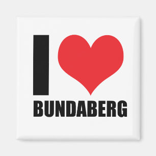 I Liebe Bundaberg Magnet