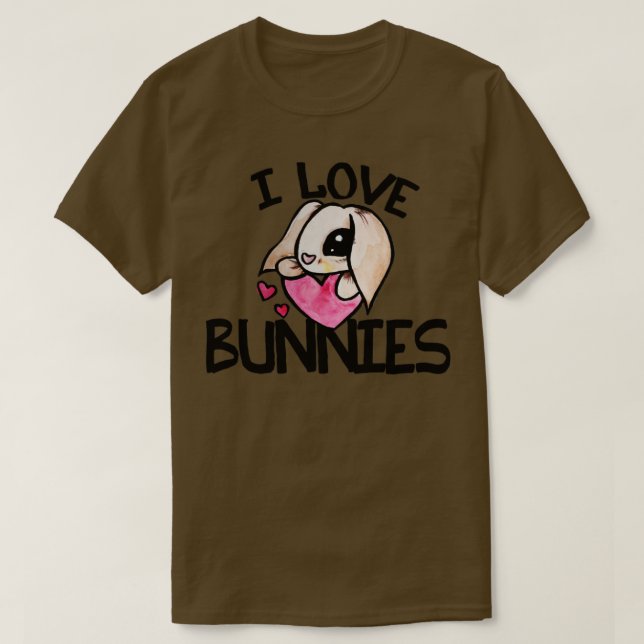 I Liebe Bunnies T-Shirt (Design vorne)