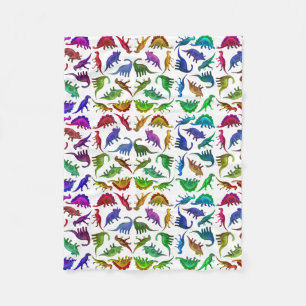 I Liebe-bunte Dinosaurier-Fleece-Decke Fleecedecke