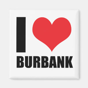 I Liebe Burbank Magnet