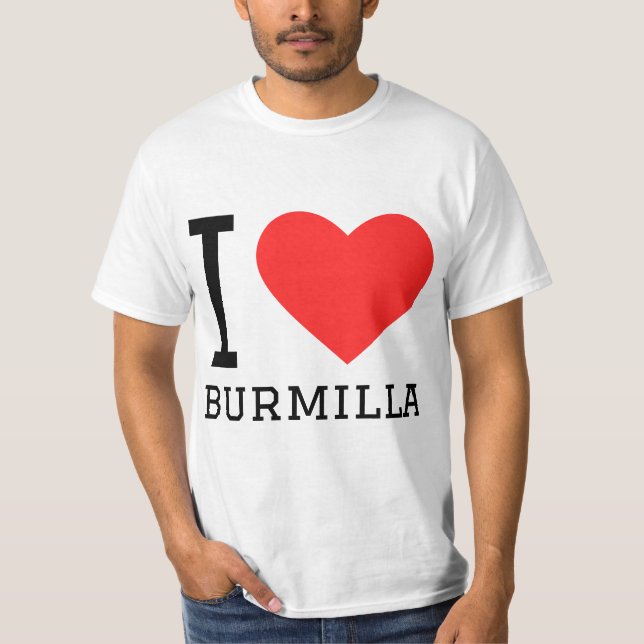 I Liebe Burmilla T-Shirt (Vorderseite)