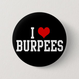 I Liebe Burpees, Fitness Button
