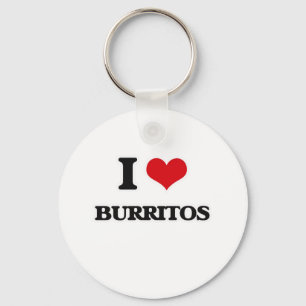 I Liebe Burritos Schlüsselanhänger