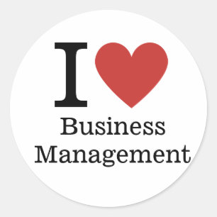 I ❤️ Liebe Business Management STICKER