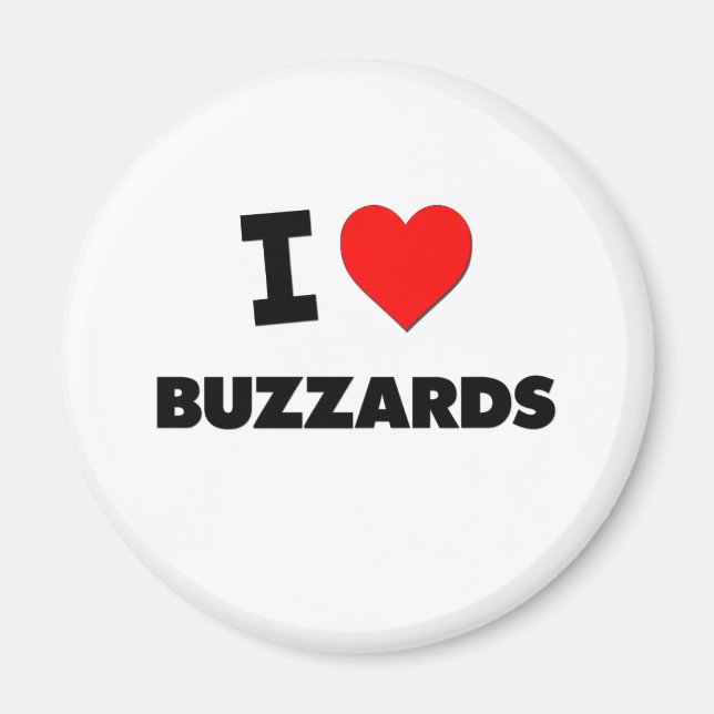 I Liebe Buzzards Magnet (Vorne)