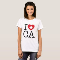 I LIEBE CA | Ich Liebe Kanada Custom Women's T - S