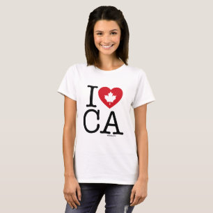 I LIEBE CA   Ich Liebe Kanada Custom Women's T - S T-Shirt