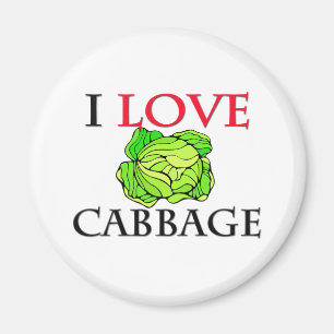 I Liebe Cabbage Magnet