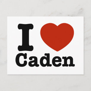 I Liebe Caden Postkarte