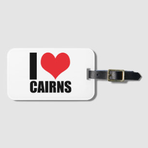 I Liebe Cairns Gepäckanhänger