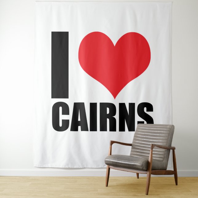 I Liebe Cairns Wandteppich (Beispiel)