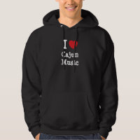 I Liebe Cajun Musikherz personalisiert