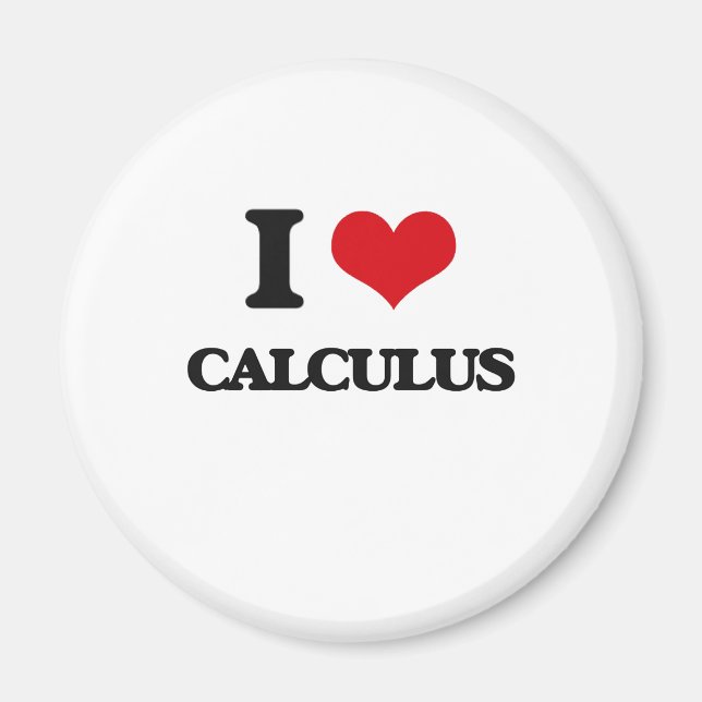 I Liebe Calculus Magnet (Vorne)