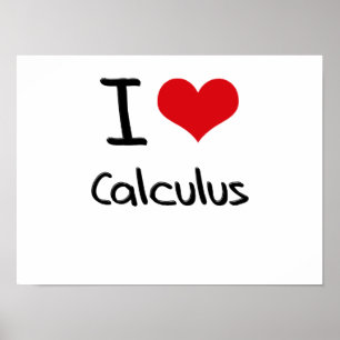 I Liebe Calculus Poster
