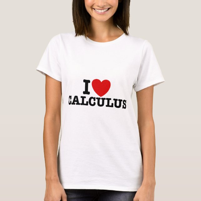 I Liebe Calculus T-Shirt (Vorderseite)
