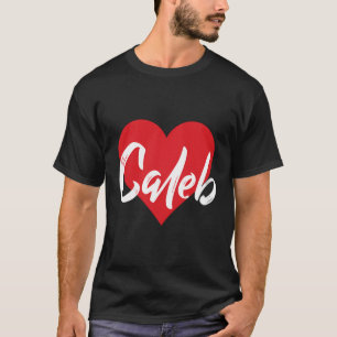 I Liebe Caleb Vorname Tshirt, das ich Herz genannt T-Shirt