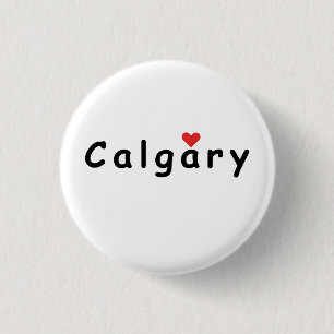 I Liebe Calgary Button