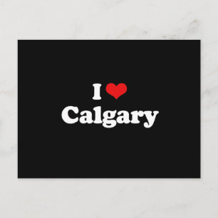 I LIEBE CALGARY POSTKARTE