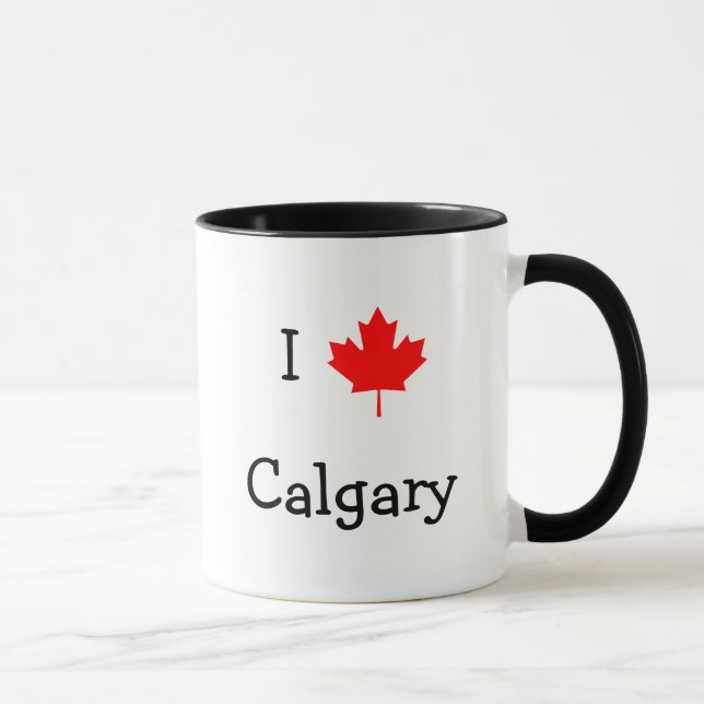 I Liebe Calgary Tasse (Rechts)