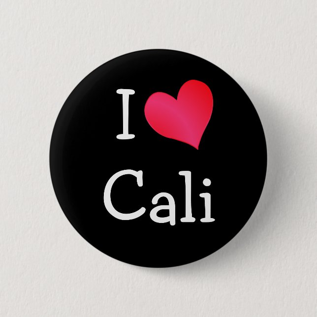 I Liebe Cali Button (Vorderseite)