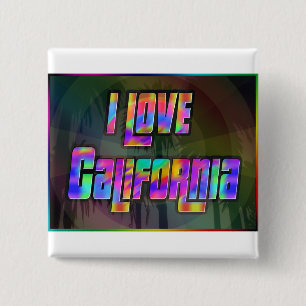 I LIEBE California Bright Future Button