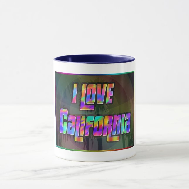 I LIEBE California Bright Future Tasse (Zentrum)