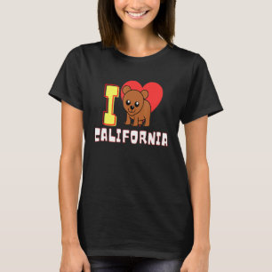 I Liebe California Staat Bear Cube für Kinder und  T-Shirt