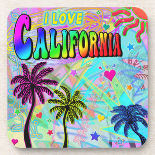 I LIEBE California Vivid Romance Untersetzer
