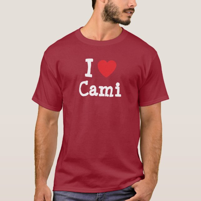I Liebe Cami Herzlicher T - Shirt (Vorderseite)