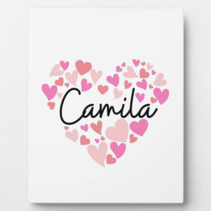 I Liebe Camila Fotoplatte