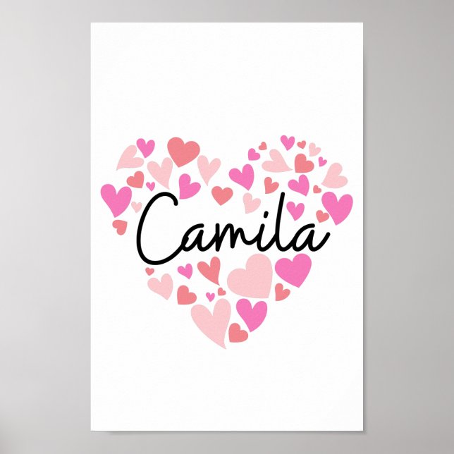 I Liebe Camila Poster (Vorne)