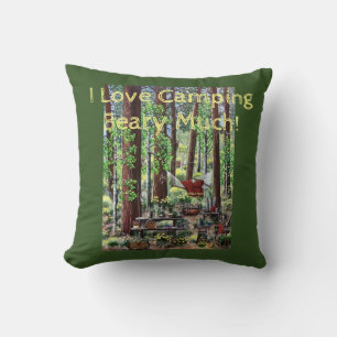 I Liebe Camp Beary Much Kissen