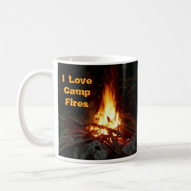 I Liebe Campfire Tasse (Links)