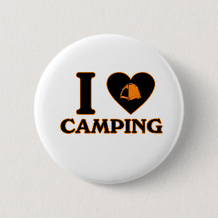 I Liebe-Camping Button