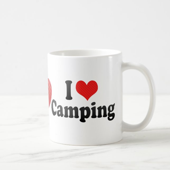 I Liebe-Camping Tasse (Rechts)