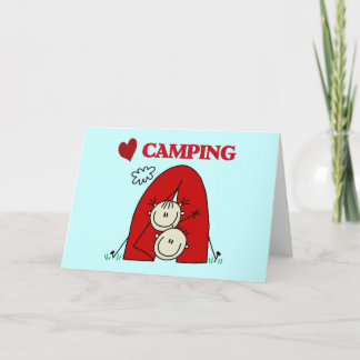 I Liebe-Campings-T-Shirts und Geschenke Karte