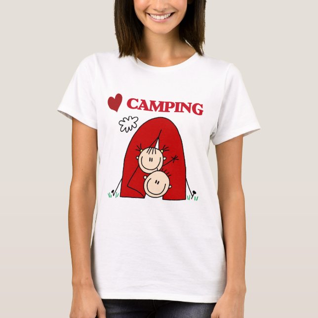 I Liebe-Campings-T-Shirts und Geschenke T-Shirt (Vorderseite)