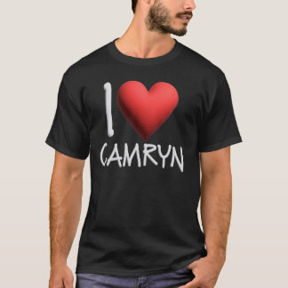 I Liebe Camryn Name Personalisiert Girl Friend T-Shirt