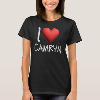 I Liebe Camryn Name Personalisiert Girl Friend T-Shirt