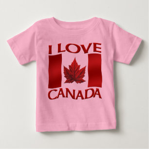 I Liebe Canada Baby T - Shirt Canada Baby Shirts