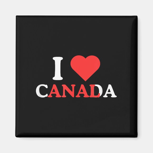 I Liebe Canada Funny Adult Humor Unhinged Raunchy Magnet (Vorne)