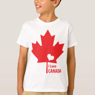 I Liebe Canada Maple Leaf T-Shirt
