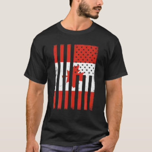 I Liebe Canada National Day Funny Canadian Flag Ka T-Shirt