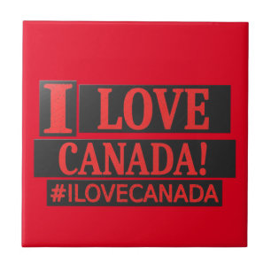 "I LIEBE CANADA" Niedlicher Ausdrucks-Design kaufe Fliese