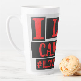 "I LIEBE CANADA" Niedlicher Ausdrucks-Design kaufe Milchtasse
