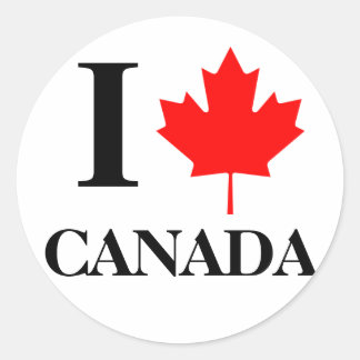 I Liebe Canada Stickers