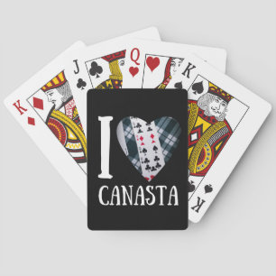 I Liebe Canasta Funny canasta Spielkarten