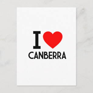 I Liebe Canberra Postkarte