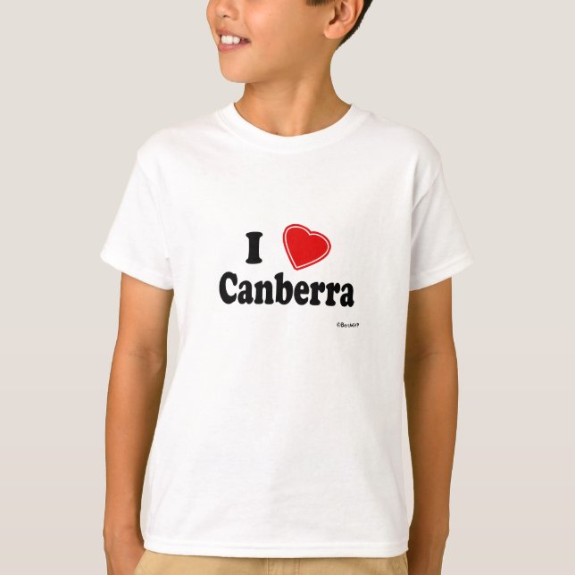 I Liebe Canberra T-Shirt (Vorderseite)